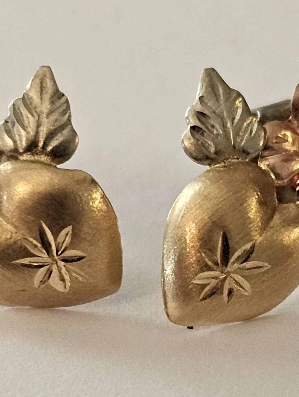 14k Gold Earrings Hearts